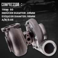 Maxpeedingrods GT45 T4 Upgrade Racing Turbo charger - Image 3